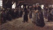 The Flax Spinners Max Liebermann